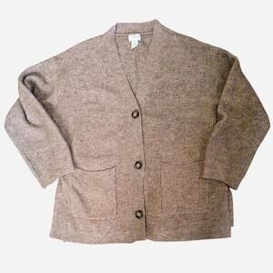 H&M Women's Brown and Tan Cardigan